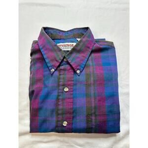 McGregor Classics Vintage Long‎ Sleeve Button Down Shirt Mens Large Striped